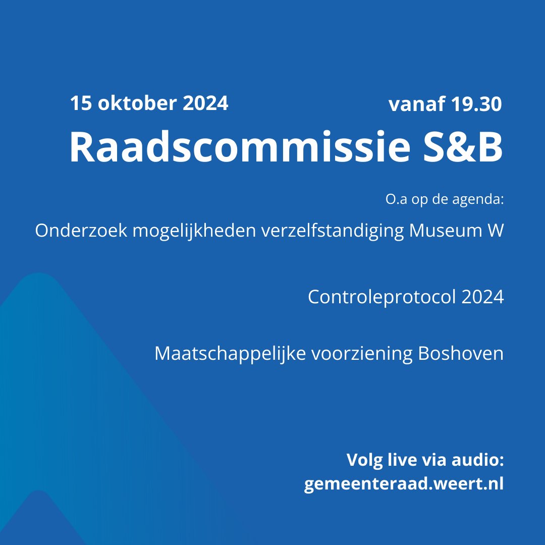 RaadWeert's tweet photo. Ben je benieuwd welke onderwerpen in september o.a. op onze agenda staan? Bekijk het hieronder. https://t.co/7s6GhDeQtZ