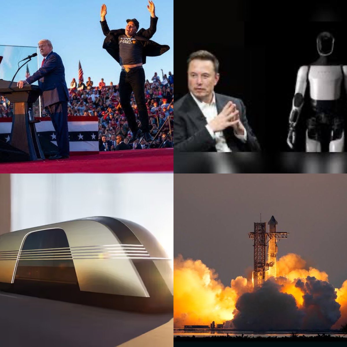 m_stan_syd's tweet photo. All happening at the same time?? Anyone else thinking the timing is a little suspicious? #ElonMusk #trump #TRUMP2024 #USElection https://t.co/TmDlUE5ubK