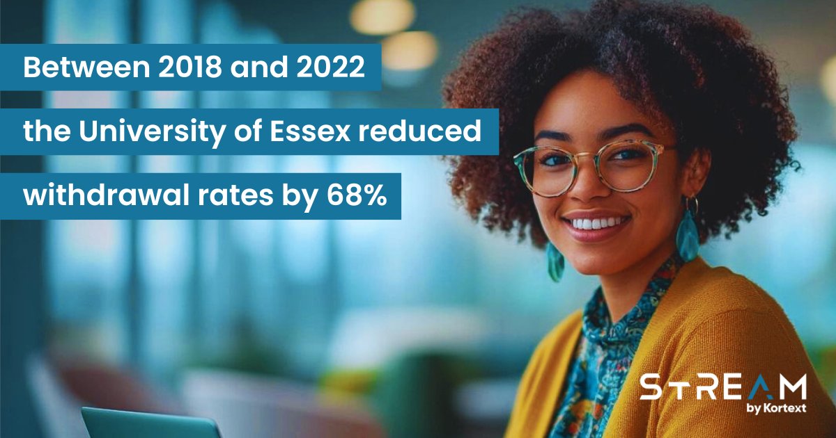SolutionpathEDU's tweet image. 📉 The @Uni_of_Essex have experienced a significant reduction in early student withdrawal from their course by taking a broader view of engagement and activating more targeted support using StREAM.

🔗Learn how: tinyurl.com/4zpnxs3z