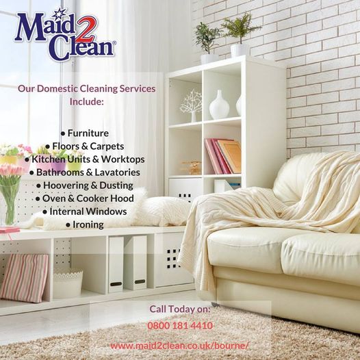 CleanMaid2's tweet photo. Don’t stress about the mess! Our cleaners at Maid2Clean Bourne provide regular and one-off cleaning services. Book today! 🧹 https://t.co/pGZJiakE5m #DomesticCleaning #BourneServices https://t.co/HjZXgWDDoI