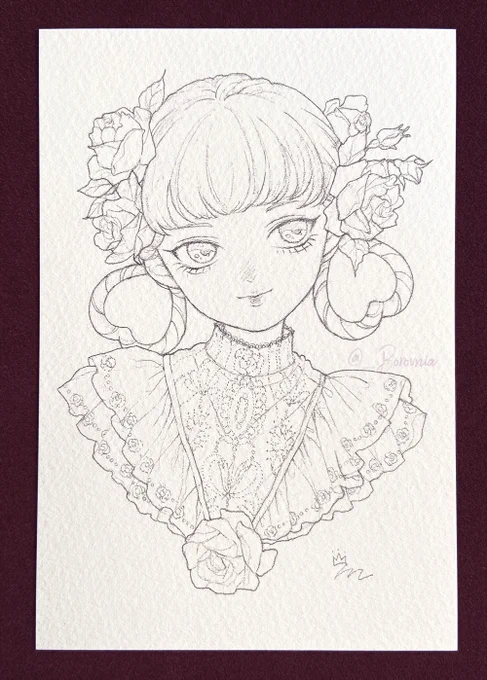 《私の薔薇、私の完璧な少女》 
