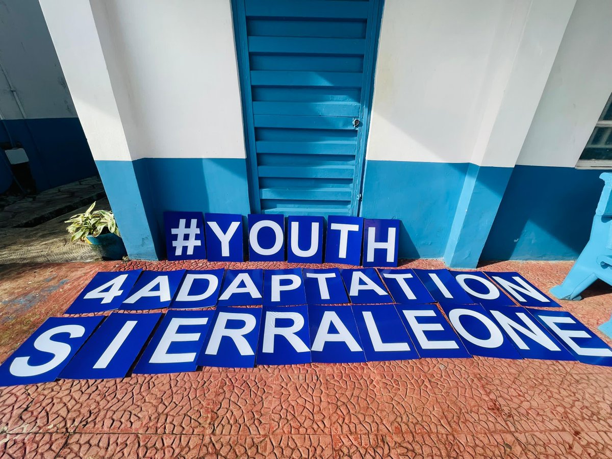 phgsamuel's tweet photo. 🌍#YouthInAdaptationDay we discussed empowering youth for climate resilience, focusing on advancing adaptive solutions for Sierra Leone's future.

@starcatchupsl 
@GayoUganda https://t.co/YV7dif6qvf