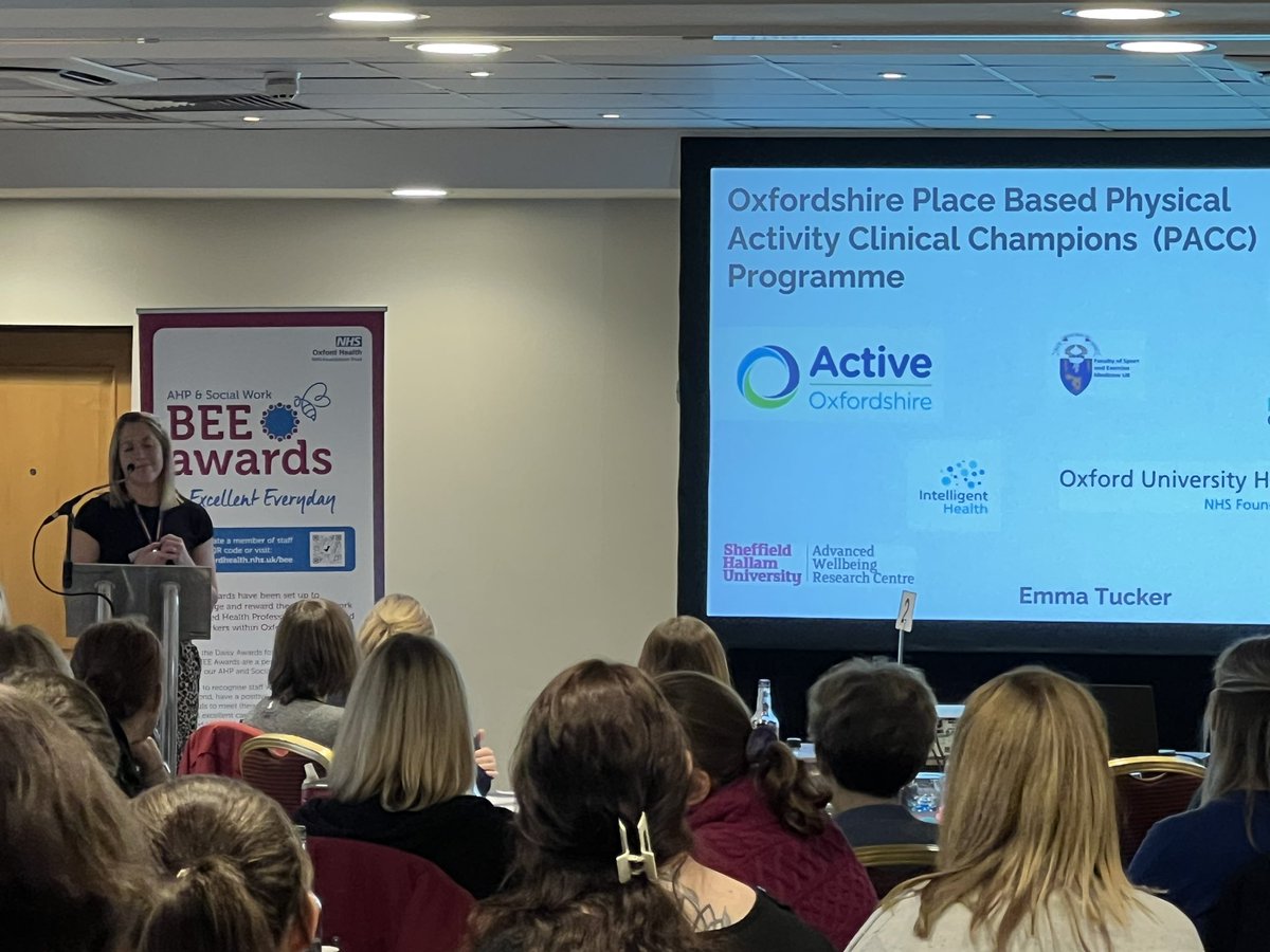 mc wadley🌱 (@mcwadleyphysio) on Twitter photo The awesome <a href="/emtucks/">Emma Tucker</a> extolling the virtues of physical activity to #AHPday2024 <a href="/OxfordHealthNHS/">Oxford Health NHS FT</a> 1:4 of our population over 18 do less than 30 mins of activity per week!!!! <a href="/NHSE_WTE/">NHS England Workforce, Training and Education</a> The awesome <a href="/emtucks/">Emma Tucker</a> extolling the virtues of physical activity to #AHPday2024 <a href="/OxfordHealthNHS/">Oxford Health NHS FT</a> 1:4 of our population over 18 do less than 30 mins of activity per week!!!! <a href="/NHSE_WTE/">NHS England Workforce, Training and Education</a>