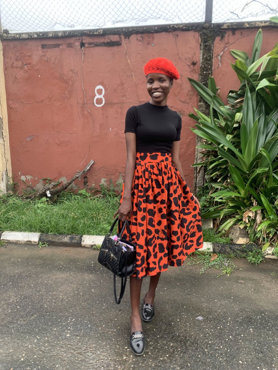 DCATHYCOUTURE01's tweet photo. "Bold, vibrant, and effortlessly chic! 🔥 This red skirt is serving style and confidence. ❣️❣️❣️
So guys ,I made this skirt in 10 mins and decided to  rock it  for yesterday service 
Send in your comment and tell me what you feel.
#FashionGoals #RedHot #StyleStatement" https://t.co/p3w76CTSLh