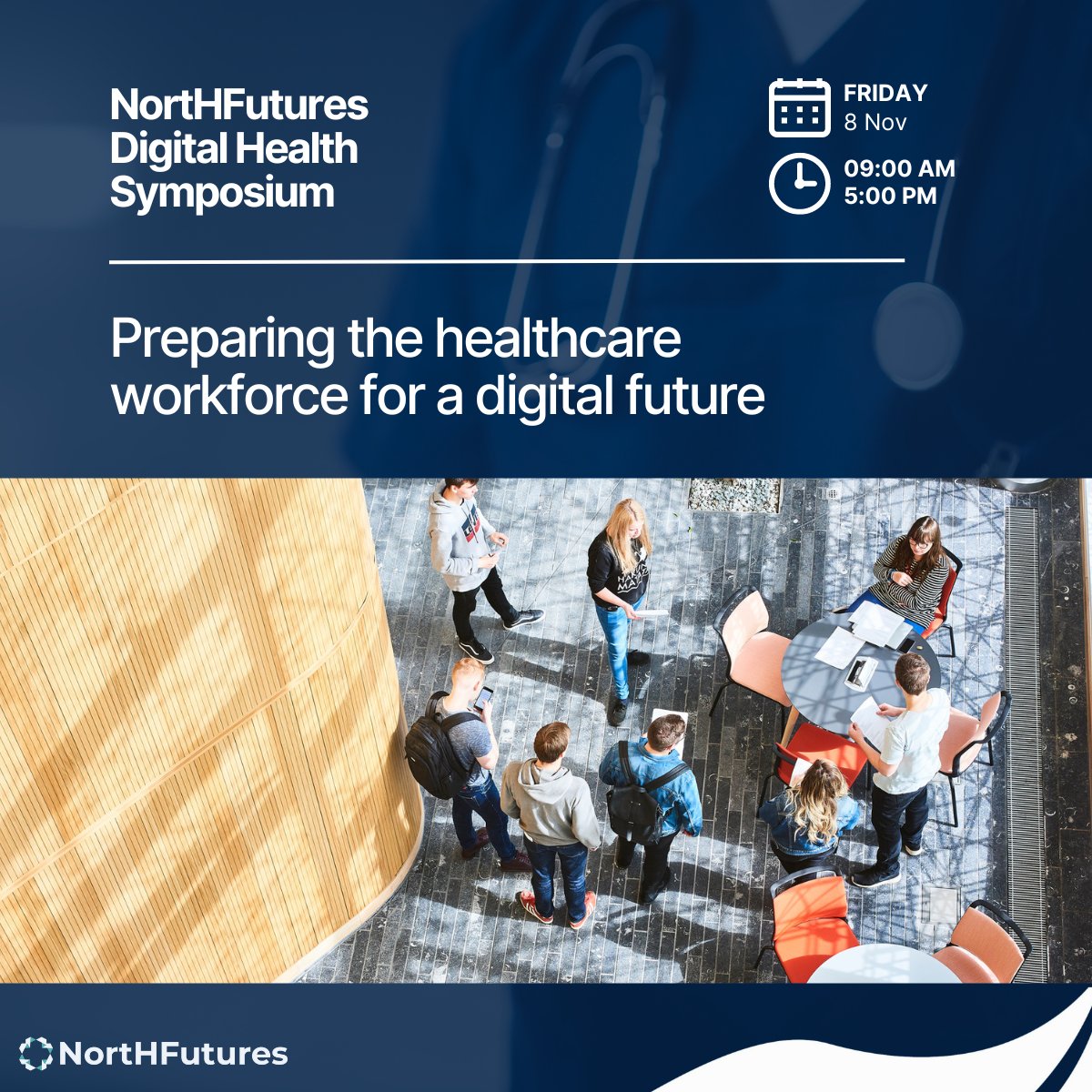 NortHFutures (@northfuturesuk) on Twitter photo ๐ ๐ฎ๐ฐ ๐ฑ๐ฎ๐๐ ๐๐ผ ๐ด๐ผ until the Northern Health Futures Digital Health Symposium on 8 November!
Don't miss out on great talks and networking opportunities on the future of digital health.
Sign up here โก๏ธ oplb.uk/nfsymposium
Thanks to our event partners <a href="/HDR_UK/">Health Data Research UK (HDR UK)</a>, ๐ ๐ฎ๐ฐ ๐ฑ๐ฎ๐๐ ๐๐ผ ๐ด๐ผ until the Northern Health Futures Digital Health Symposium on 8 November!
Don't miss out on great talks and networking opportunities on the future of digital health.
Sign up here โก๏ธ oplb.uk/nfsymposium
Thanks to our event partners <a href="/HDR_UK/">Health Data Research UK (HDR UK)</a>,