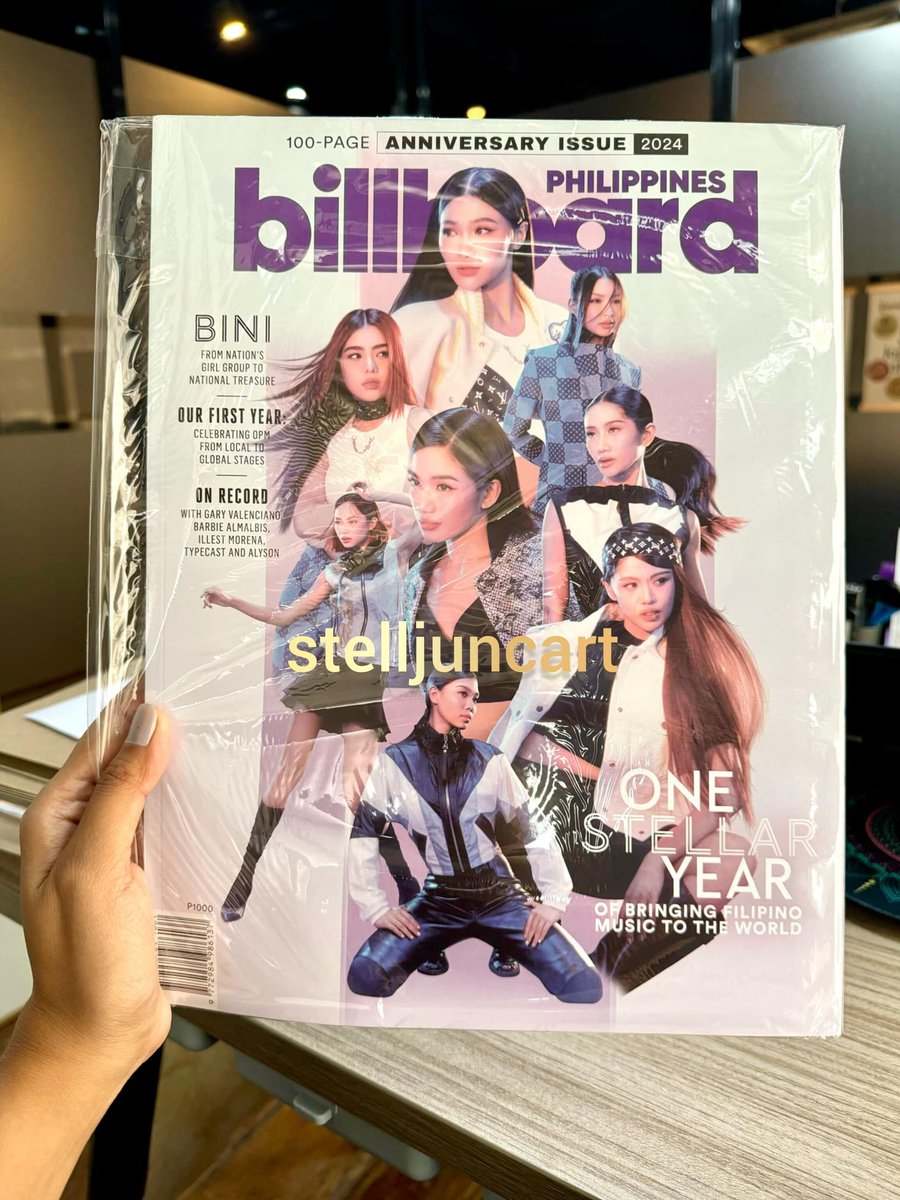 stelljuncart's tweet photo. WTS LFB PH

💫 BINI BBPH Magazine Anniversary Issue + All Photoprints (8pcs) as SET ONLY

I have 2 sets po. Photoprints not on the photo. We can meet up tomorrow sa event or via ggx. DM for interested!

#BillboardPHMainstage
bini aiah colet maloy gwen sheena jhoanna mikha stacey https://t.co/niODViuI9C