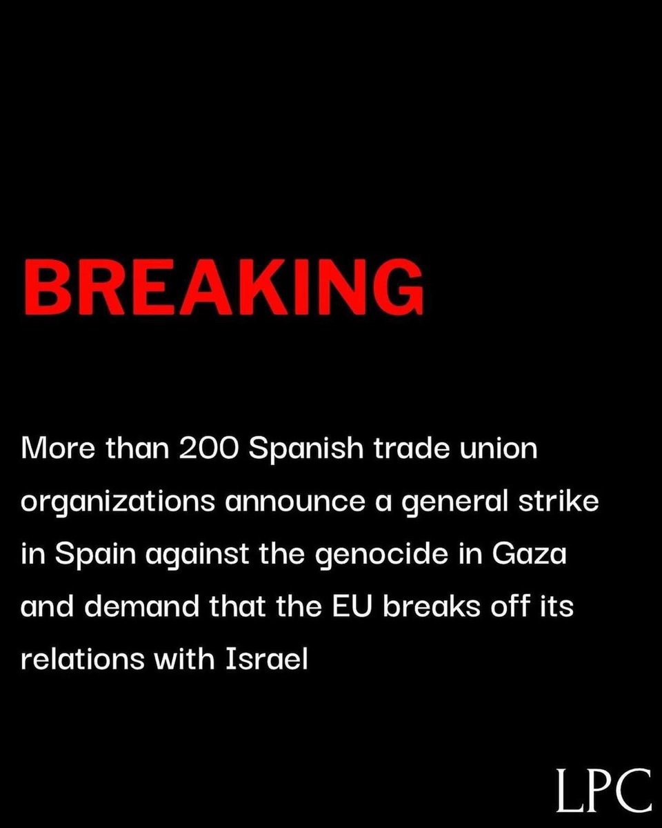 solidarity with the Spanish unions