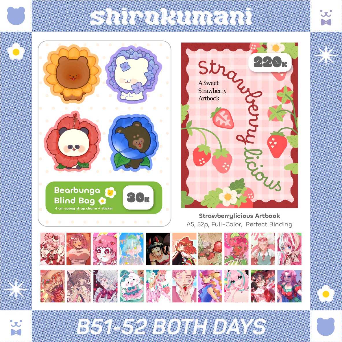 shirokumani's tweet photo. [RT! 💕] Hello! here's my catalog for the upcoming CF19 next month! [1/4] https://t.co/T7UjbL0ju4