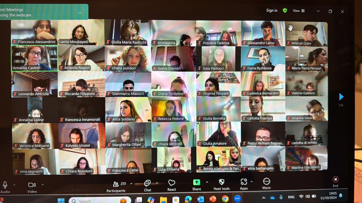 IOFLebanon's tweet photo. On Friday, @LamiaMoubayed addressed +227 students in Global Governance from @unitorvergata on #Lebanon, the #MiddleEast, the #SummitfortheFuture, the #GlobalDigitalPact, the need to "reform" the Security Council & int'l financial institutions to fit the new world ... https://t.co/l2n5xDdLfe
