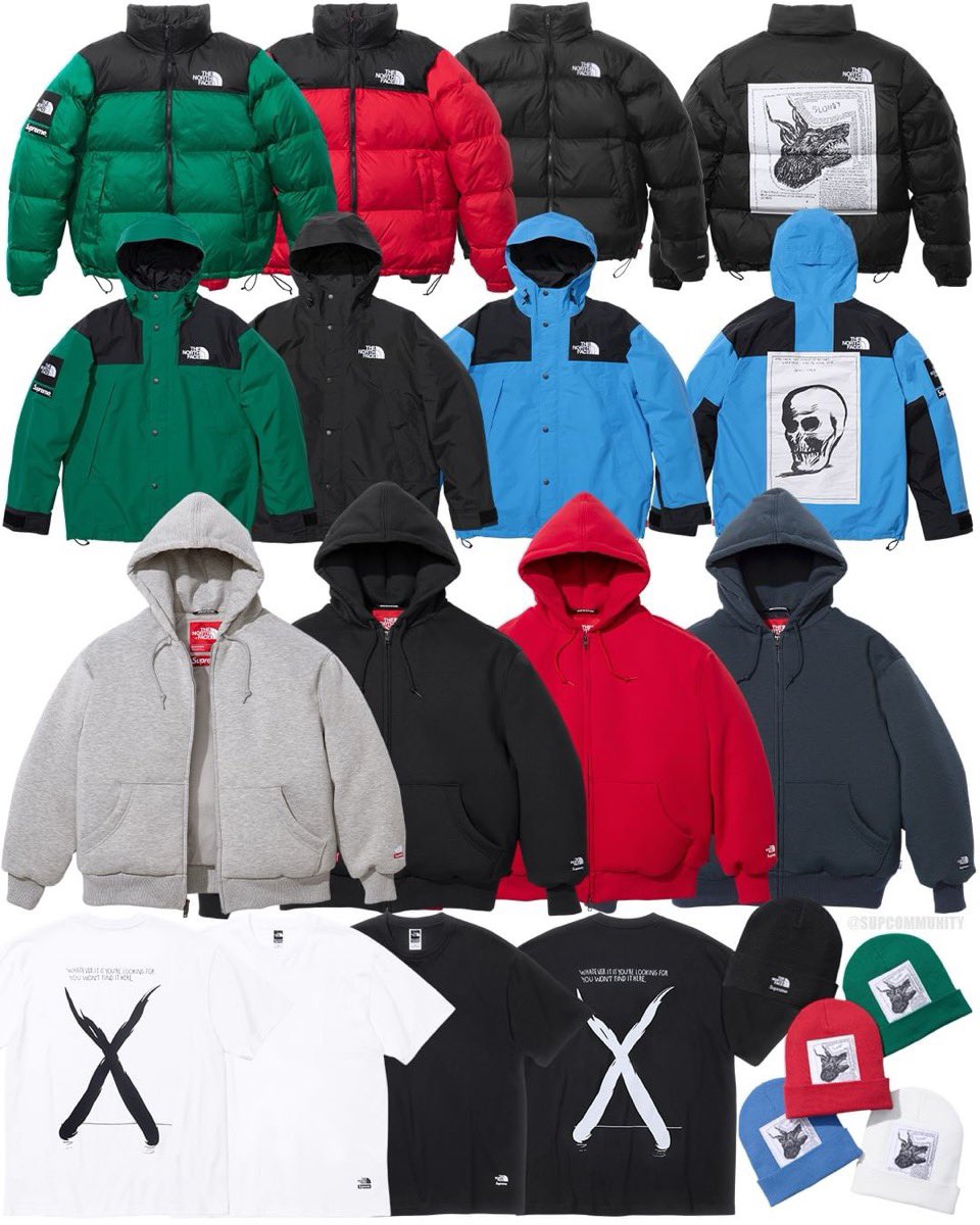 Supreme x The North Face 24FW Week9が国内10月19日（土）に発売