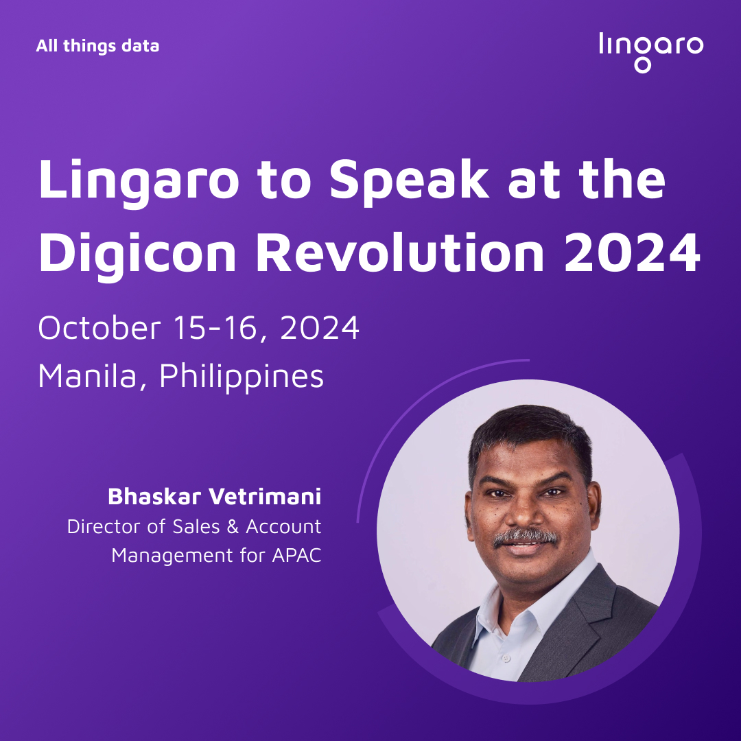 lingarogroup's tweet image. Bhaskar Vetrimani, Lingaro Director of Sales &amp;amp; Account Management for APAC, will speak at #DigiconRevolution2024. He will present “The Future of Data Science and Automation - Trends and Emerging Technologies Shaping the Future of Data Science and RPA.”

digicon.com.ph