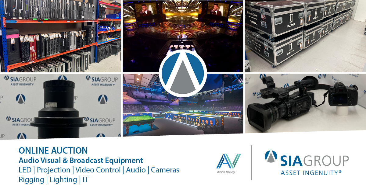 SIA Group Online Auctin | Audio Visual and Film &amp; TV Production Equipment - mailchi.mp/07f7f9a8b826/g…