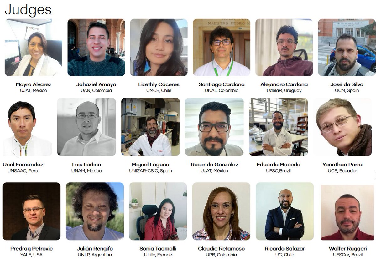 Florent LOUIS (@florentlouis59) on Twitter photo Our judges <a href="/LatinXChem/">LatinXChem</a> #LatinXChemEnv <a href="/TaamalliS/">Taamalli Sonia</a> <a href="/AmayaJahaziel/">Jahaziel David Amaya Bayona</a> <a href="/UrielsanFB/">Uriel FernĆ”ndez</a> <a href="/edumacmelo/">Edu Melo</a> <a href="/YparraEdu/">Yonathan de J. Parra</a> <a href="/LuisLadinoM/">Luis A. Ladino</a> <a href="/mal_cardona/">Alejandro L. Cardona š§</a> <a href="/cretamoso/">Claudia Retamoso</a> <a href="/Lizethly3382/">Lizethly CĆ”ceres</a> <a href="/dr_ricardo_sg/">Ricardo Salazar</a> <a href="/Zendoross/">Rosendo López</a> <a href="/myalemus23/">Mayra Angelica</a> <a href="/miguelagunab/">Miguel Laguna Bercero</a> <a href="/greencompchem/">Predrag Petrovic</a> <a href="/rengifo_j/">Julian Rengifo</a> <a href="/JoseDuarteUCM/">JosĆ© Leandro da Silva Duarte</a> <a href="/WaldmanLab/">Walter Waldman</a> <a href="/sancardonagall1/">Santiago Cardona</a>
š§āš¬š©āš¬ Our judges <a href="/LatinXChem/">LatinXChem</a> #LatinXChemEnv <a href="/TaamalliS/">Taamalli Sonia</a> <a href="/AmayaJahaziel/">Jahaziel David Amaya Bayona</a> <a href="/UrielsanFB/">Uriel FernĆ”ndez</a> <a href="/edumacmelo/">Edu Melo</a> <a href="/YparraEdu/">Yonathan de J. Parra</a> <a href="/LuisLadinoM/">Luis A. Ladino</a> <a href="/mal_cardona/">Alejandro L. Cardona š§</a> <a href="/cretamoso/">Claudia Retamoso</a> <a href="/Lizethly3382/">Lizethly CĆ”ceres</a> <a href="/dr_ricardo_sg/">Ricardo Salazar</a> <a href="/Zendoross/">Rosendo López</a> <a href="/myalemus23/">Mayra Angelica</a> <a href="/miguelagunab/">Miguel Laguna Bercero</a> <a href="/greencompchem/">Predrag Petrovic</a> <a href="/rengifo_j/">Julian Rengifo</a> <a href="/JoseDuarteUCM/">JosĆ© Leandro da Silva Duarte</a> <a href="/WaldmanLab/">Walter Waldman</a> <a href="/sancardonagall1/">Santiago Cardona</a>
š§āš¬š©āš¬