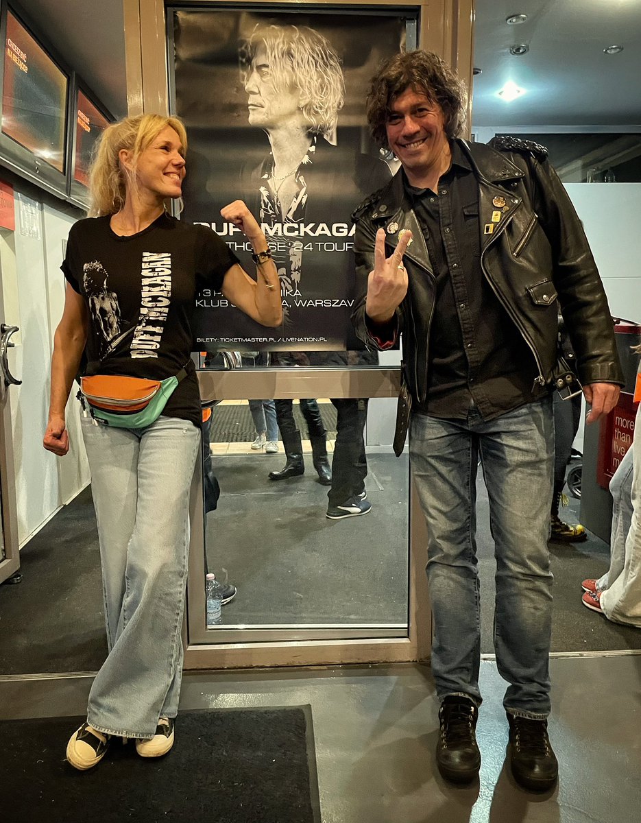 AnsisAncovs's tweet image. Biju ar sievu Varšavā uz @DuffMcKagan Lighthouse konci. Kapitāli!
 Great gig in Warsaw. Duff is awesome as always 🤟#lamf 
#lighthouse2024 tour
