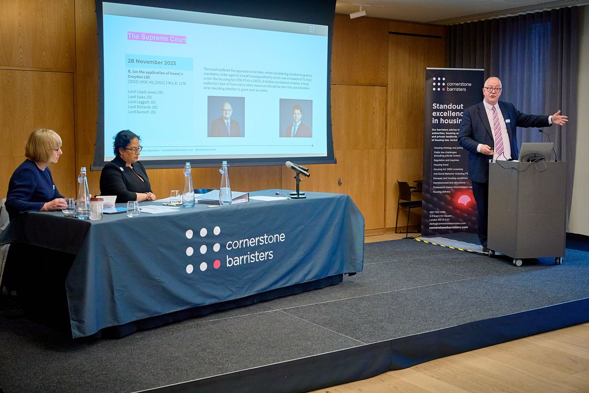 Excited to have 180 + delegates at #CBHousingDay24 today. 

Our opening plenary includes key updates on #HousingLaw developments from <a href="/KuljitBhogal/">Kuljit Bhogal KC</a> KC, @cjr1968, and <a href="/AndyLane07/">Andrew Lane</a>.