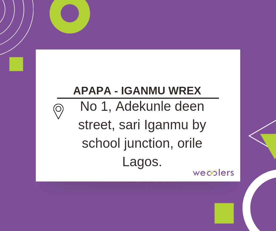Wondering where to drop off your recyclables?
Swipe through to find your perfect match and recycle your waste with us..
Don't forget to save and share this post for future reference and also share with your family and friend 

#Wecyclers #recycling