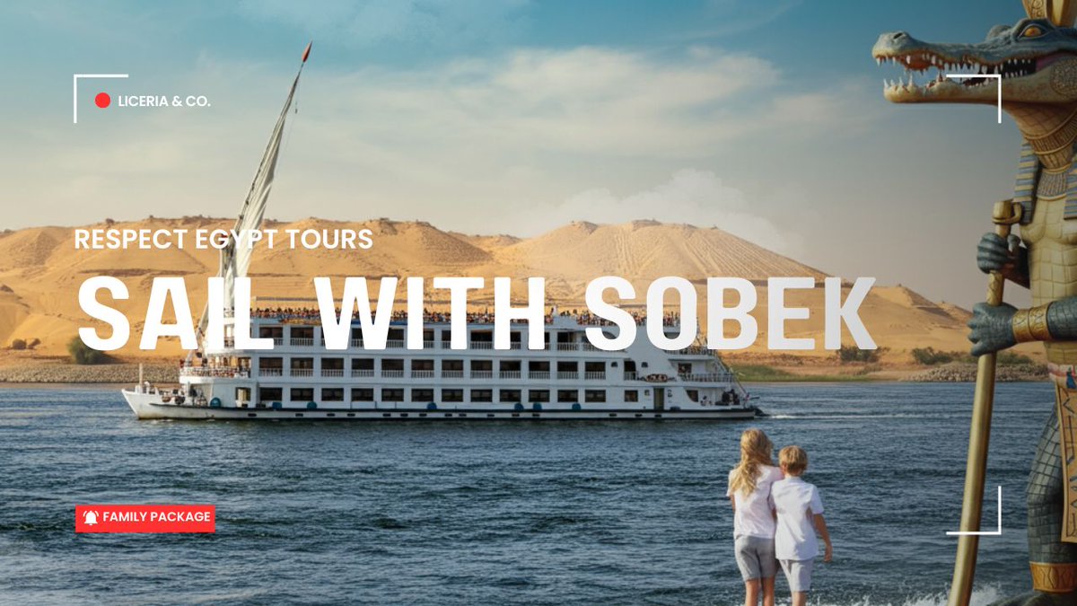RespectEgypt's tweet photo. 🌟 Discover the magic of Egypt with a fantastic family cruise! 🚢

Join us for an unforgettable 4-day adventure on a luxurious boat, exploring iconic sites like the Pyramids and ancient temples. 🏺🌊

https://t.co/qGMImTPgnt
info@respecttours.com
WhatsApp +201010093066 https://t.co/YOFLNoxwMR