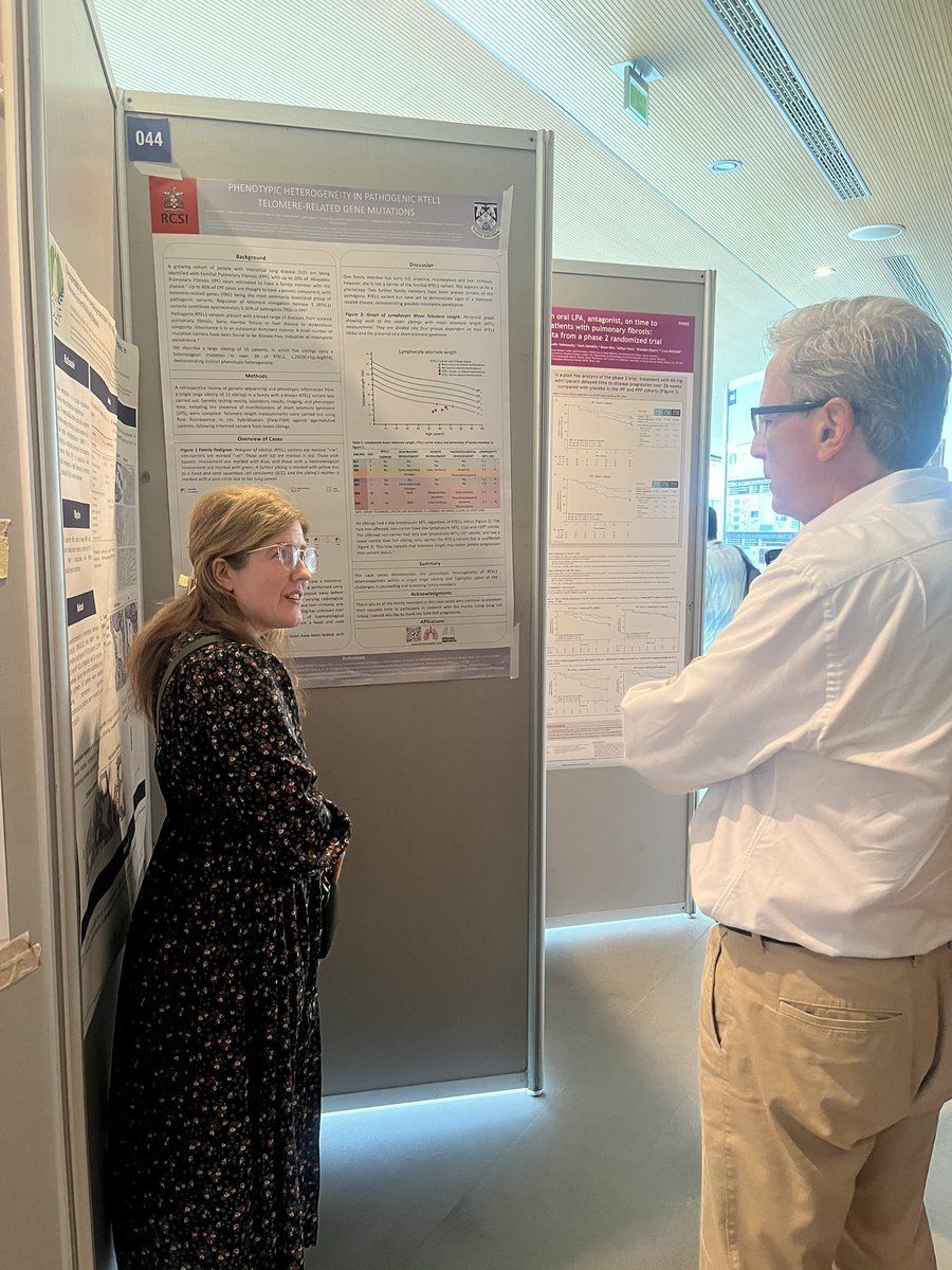 Killian Hurley (@killian_hurley) on Twitter photo Congratulations to Dr Aoife Carolan & <a href="/SchweikertAnja/">Anja Schweikert</a> on their amazing posters <a href="/ICLAF_2024/">ICLAF_2024</a>.
Lots of questions on Familial Pulmonary Fibrosis and effects of sex hormones on alveolar cells generated from #iPSC. #CureIPF
<a href="/irishthoracicS/">Irish Thoracic Society</a> <a href="/ILFA_Ireland/">ILFA Ireland</a> <a href="/ERC_Research/">European Research Council (ERC)</a> <a href="/TissueEngDublin/">RCSI TERG</a> Congratulations to Dr Aoife Carolan & <a href="/SchweikertAnja/">Anja Schweikert</a> on their amazing posters <a href="/ICLAF_2024/">ICLAF_2024</a>.
Lots of questions on Familial Pulmonary Fibrosis and effects of sex hormones on alveolar cells generated from #iPSC. #CureIPF
<a href="/irishthoracicS/">Irish Thoracic Society</a> <a href="/ILFA_Ireland/">ILFA Ireland</a> <a href="/ERC_Research/">European Research Council (ERC)</a> <a href="/TissueEngDublin/">RCSI TERG</a>