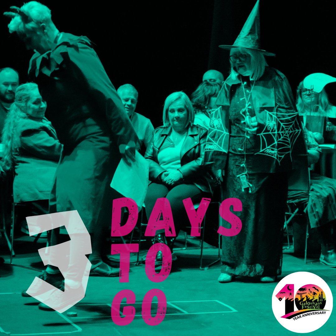 3 DAYS TO GO until we officially kick off this year’s Galoshans Festival!

Check out our programme full of activities coming up!

bit.ly/3Zq5dGE

@RIGArtsGreenock  

<a href="/FERAL_Arts/">Feral</a>