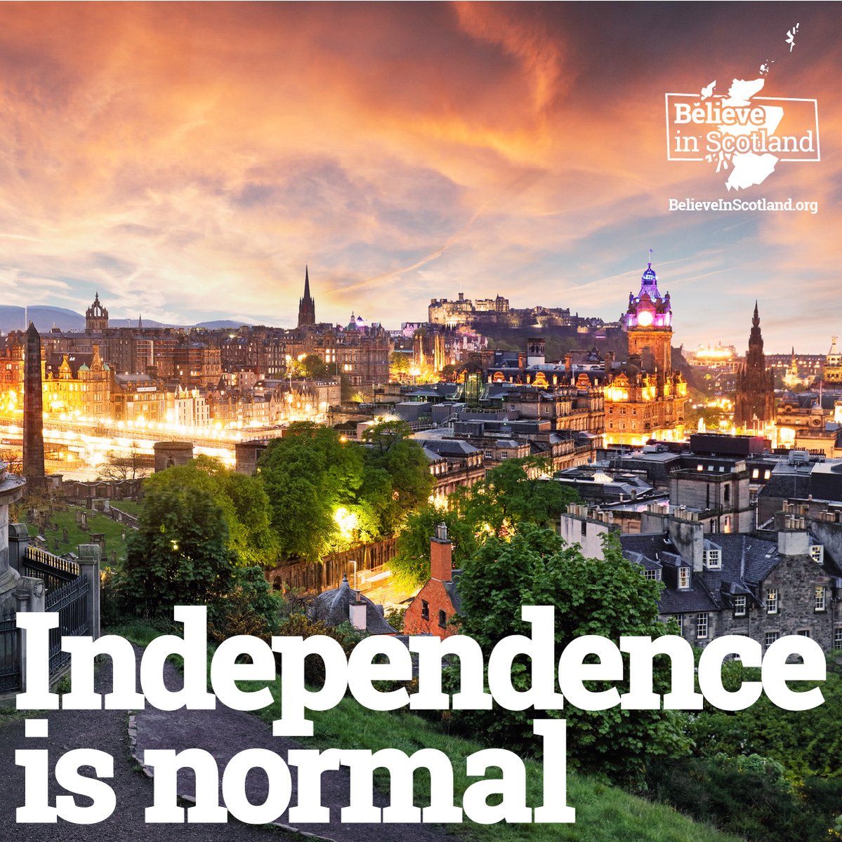 🌍 Independence is normal. #BelieveinScotland