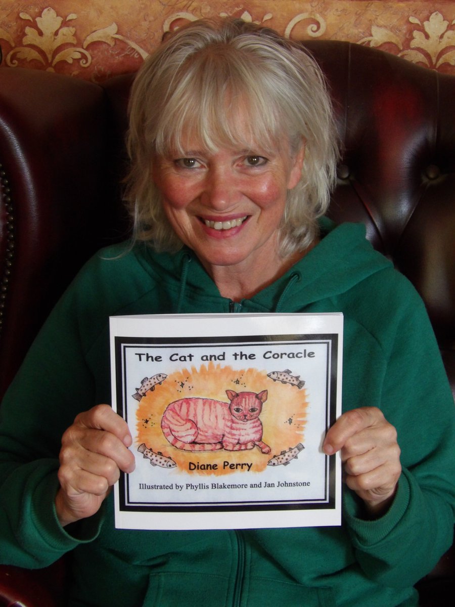 DiPerryBlake's tweet photo. My latest book 'The Cat and the Coracle' is out  now.  That has been a very emotional journey. My mom drew the original illustrations but sadly passed away before she could complete them for the book. I am so grateful that I had a good friend to step in and help me finish it. https://t.co/xwFxVx3Oq6