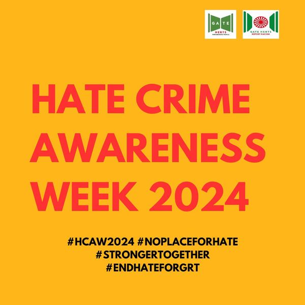 ReportRacismGRT's tweet photo. During National Hate Crime Awareness Week, we stand together against hate in all its forms. Let's raise awareness, support Gypsies, Roma, and Travellers, and ensure everyone can live free from prejudice and discrimination. #WeStandTogether #StopHate #NHCAW https://t.co/pjukbqFcU0
