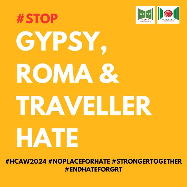 ReportRacismGRT's tweet photo. During National Hate Crime Awareness Week, we stand together against hate in all its forms. Let's raise awareness, support Gypsies, Roma, and Travellers, and ensure everyone can live free from prejudice and discrimination. #WeStandTogether #StopHate #NHCAW https://t.co/pjukbqFcU0