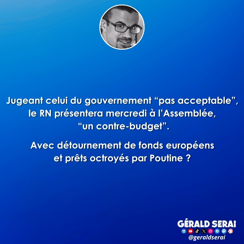 GeraldSerai's tweet photo. #bfn #breakingfakenews #humour #brèves #actualite #Budget2025 #RN #contrebudget
Suivez-moi ! 🔔😜 https://t.co/fNmWQnEVNM