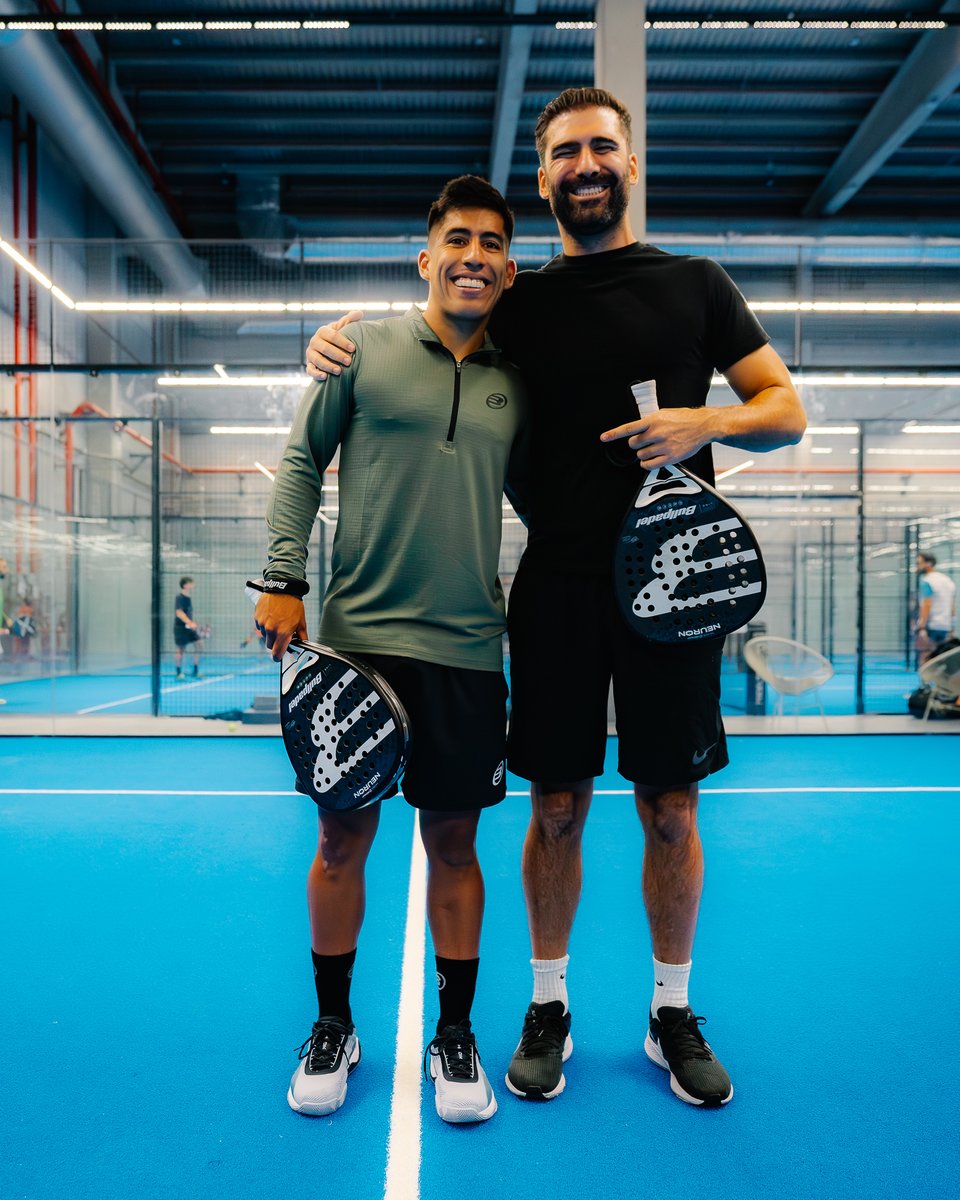 TeamYouFirst's tweet photo. Fede Chingotto &amp; Jorge Cremades enjoying a great time together! 🎾

#TeamYouFirst https://t.co/ZEIojuN4zd