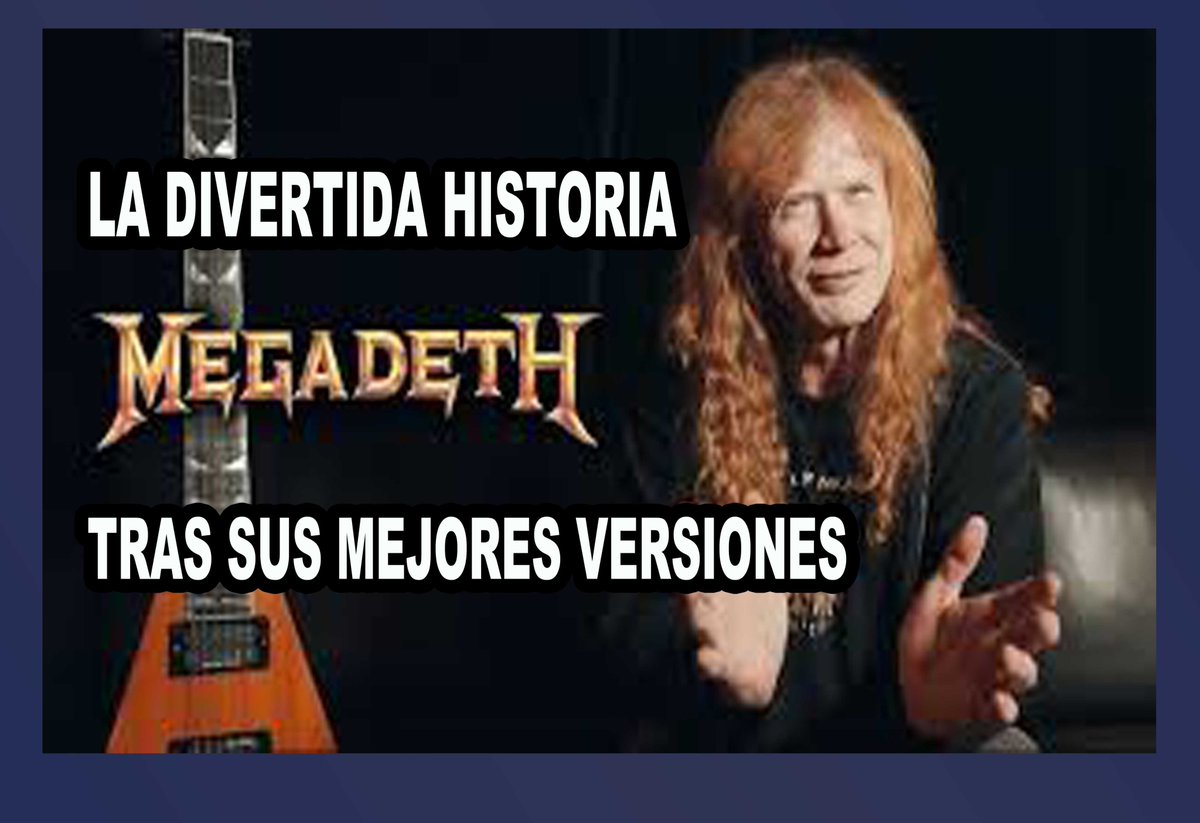 LAS 10 MEJORES VERSIONES QUE HA HECHO MEGADETH A LO LARGO DE SU CARRERA ... youtu.be/wn2kUcEKI14?si… a través de <a href="/YouTube/">YouTube</a>