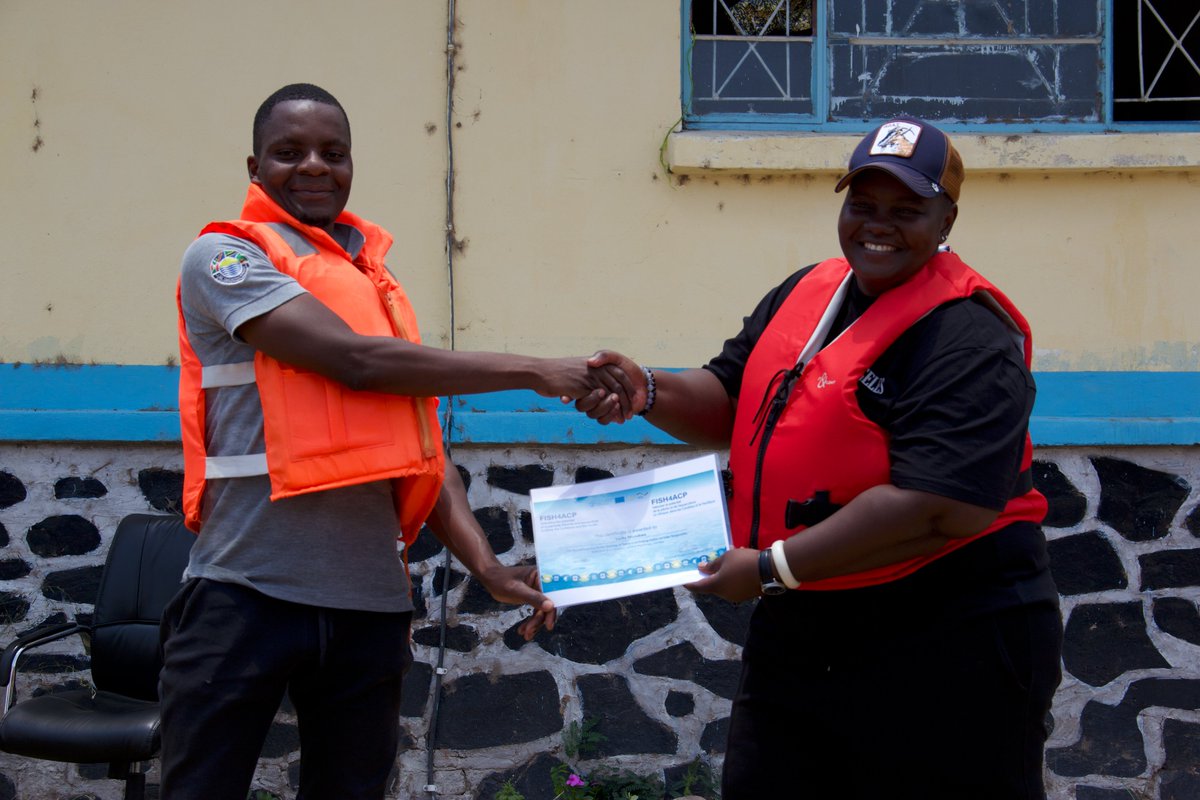 FAOZambia's tweet photo. #FAO #FISH4ACP has completed the first-ever fishing safety Training of Trainers on Lake Tanganyika. The training attracted 20 officers from the Department of Fisheries contributing to improved safety while fishing.
@EU_Partnerships @BMZ_Bund @PressACP https://t.co/WB0cIs4LDy