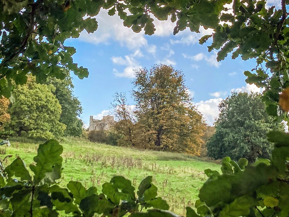 gladlib's tweet photo. The path to Hawarden Old Castle is a lovely lunchtime mini-ramble and the view is reminiscent of a book cover (a Dodie Smith novel, perhaps? 🏰).

The castle itself is not open to explore except on open days. What castle, fictitious or real, would you like to visit? https://t.co/p32LynQHlz