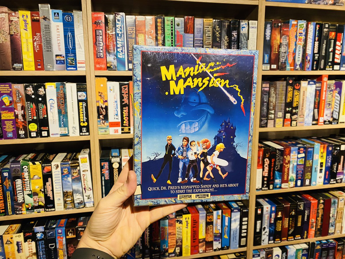 CollectorVault's tweet photo. Got #ufouria in today! Also big yay for #maniacmansion!

#gamemuseum #videogames #gameroom #gamecollection #raregames #limitedgames #limitedprints #retrogaming #pcbigbox https://t.co/434qsbKAhl