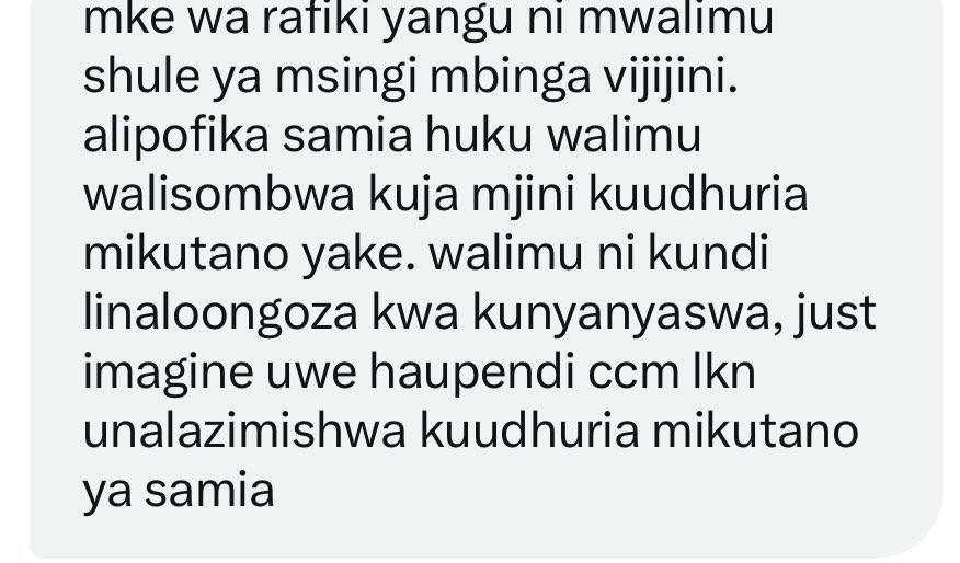 MariaSTsehai's tweet photo. 🚮CCM MTAUMBUKA SAFARI HII ‼️
Haya hawa mnaowatumia kuandikisha wanafunzi na kuchomekea majina hewa washaanza kunena!
@ChademaTz piteni huku kama la kufanyia kazi all the best
Mi naweka hapa ili ushahidi ubaki hapa kuwa mmejaribu kuharibu mchakato
Kwa bahati mbaya tumejua mchezo wenu sasa siku ya kura #TutaelewanaTu mbona? 
Wapendwa mkajiandikishe na siku ya Nov 27 nendeni kupiga kura na LINDA kura yako!