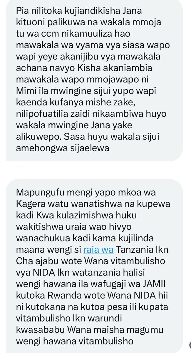 MariaSTsehai's tweet photo. 🚮CCM MTAUMBUKA SAFARI HII ‼️
Haya hawa mnaowatumia kuandikisha wanafunzi na kuchomekea majina hewa washaanza kunena!
@ChademaTz piteni huku kama la kufanyia kazi all the best
Mi naweka hapa ili ushahidi ubaki hapa kuwa mmejaribu kuharibu mchakato
Kwa bahati mbaya tumejua mchezo wenu sasa siku ya kura #TutaelewanaTu mbona? 
Wapendwa mkajiandikishe na siku ya Nov 27 nendeni kupiga kura na LINDA kura yako!
