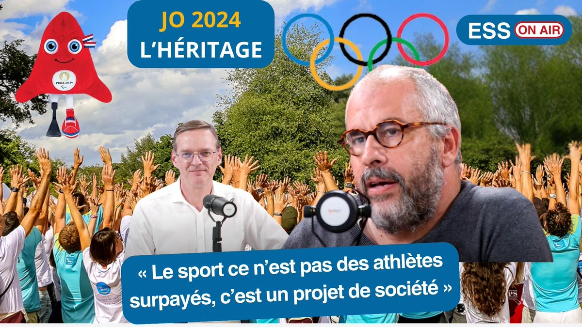 Héritage JO 2024 : « Le #sport ne se réduit pas à des athlètes surpayés, c’est un projet de société »

Retrouvez l'article complet et la vidéo sur Mediatico.fr :
mediatico.fr/heritage-jo-20…