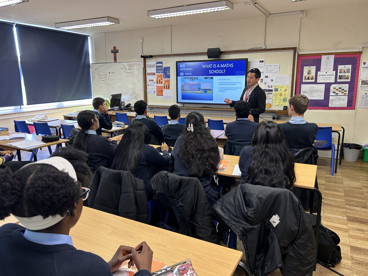 Archbishop Temple Church of England High School (@archbishoptemp) on Twitter photo Thank you to <a href="/LUSoM_/">Lancaster University School of Mathematics</a> for coming into school to talk to our pupils in year 11 about studying Further Maths and the range of skills taught. Thank you to <a href="/LUSoM_/">Lancaster University School of Mathematics</a> for coming into school to talk to our pupils in year 11 about studying Further Maths and the range of skills taught.