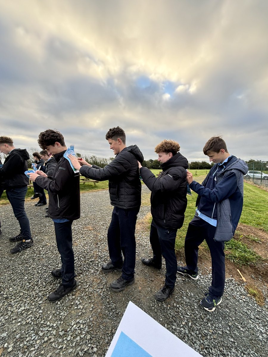 Our TY students were busy this morning completing the cloud observation as part of the <a href="/GLOBEProgram/">The GLOBE Program</a> <a href="/GLOBEIreland/">GLOBE Ireland</a> Air quality campaign! <a href="/RcsGce/">RCS Global Citizenship Education</a> @Ramsgrange_CS