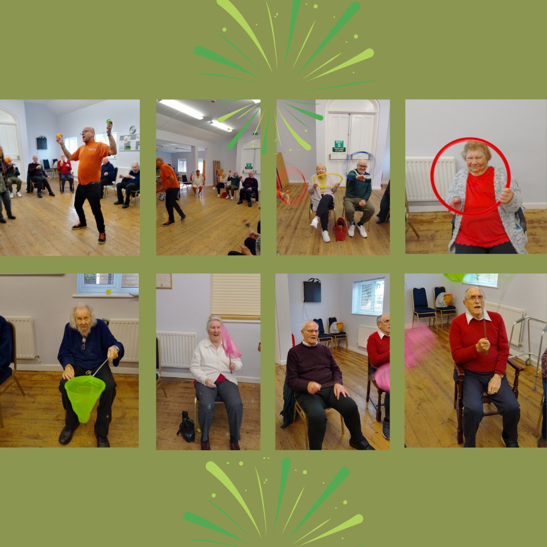 EssexDementiaCa's tweet image. It was a riot of colour and activity when the clients from the Braintree Oasis group enjoyed a session of Music &amp;amp; Movement presented by Frederick Douglas.
#dementiacare #musictherapy #movementtherapy #dementiasupport #dementiaactivities #dementiaactivitygroup