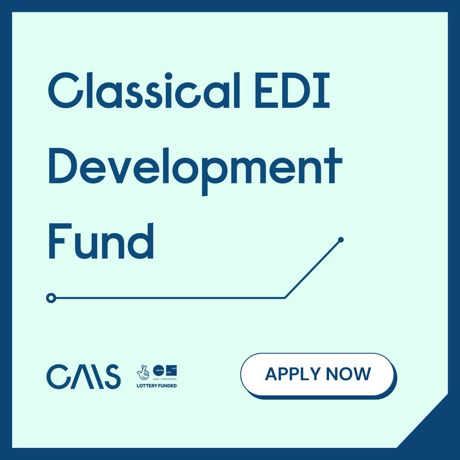 Scottish Music Centre (@scottishmusic) on Twitter photo FUNDING <a href="/chambermusicsct/">Chamber Music Scotland</a> Small Venues Touring Fund to support Scotland-based musicians to tour up to £5,000 (APPLY 23 Oct) & Classical EDI (Equalities, Diversity & Inclusion) Development Fund up to £2,000 (APPLY 4 Nov) both funded by <a href="/CreativeScots/">Creative Scotland</a> ➡ chambermusicscotland.com FUNDING <a href="/chambermusicsct/">Chamber Music Scotland</a> Small Venues Touring Fund to support Scotland-based musicians to tour up to £5,000 (APPLY 23 Oct) & Classical EDI (Equalities, Diversity & Inclusion) Development Fund up to £2,000 (APPLY 4 Nov) both funded by <a href="/CreativeScots/">Creative Scotland</a> ➡ chambermusicscotland.com