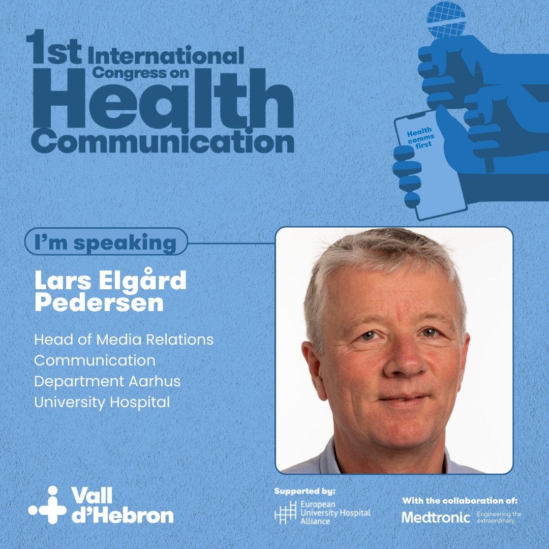 🗓 Be part of the 1st International #HealthCommsCongressVH hosted by <a href="/vallhebron/">Vall d'Hebron</a> &amp; supported by <a href="/euhalliance/">European University Hospital Alliance</a> 
➡️ Dive into panels on media relations, new narratives, fake news, AI &amp; more. Register now to meet top international figures: communicationcongress.vallhebron.com