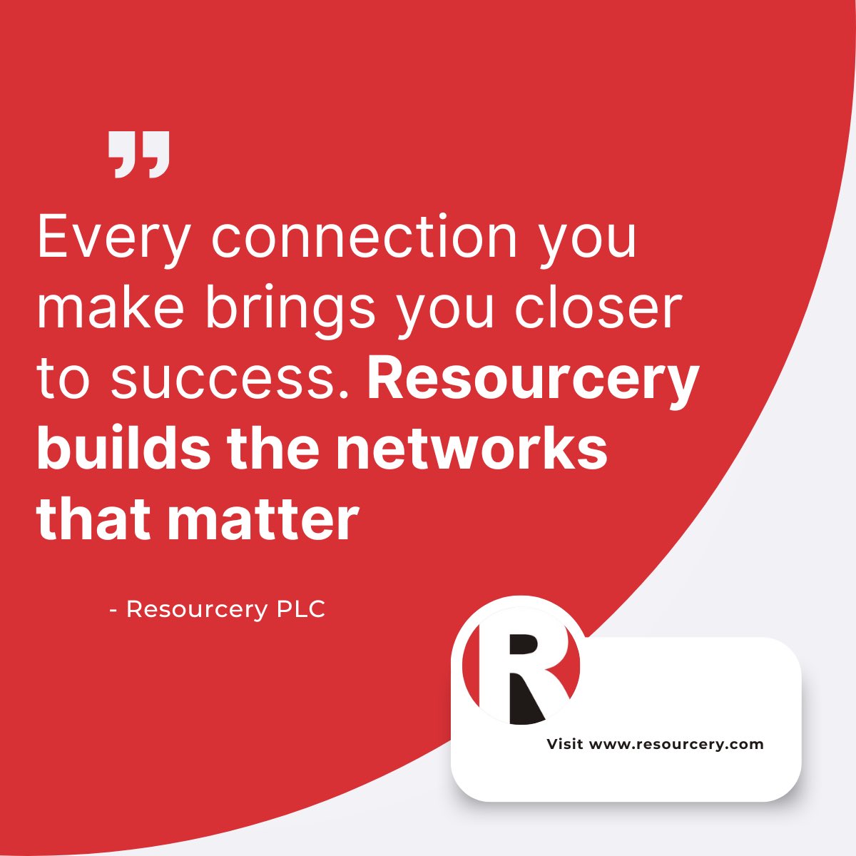 ResourceryPlc's tweet photo. A strong foundation is key to growth. With Resourcery’s network solutions, your business is always connected.

#ResourceryPLC #BusinessSolutions #ICTSolutions #DataSecurity #MondayMotivation #MondayMood GTbank https://t.co/MOOl1AzG7Y