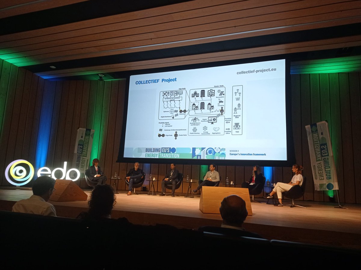 CollectiefP's tweet image. On Friday our coordinator @aghaei84 joined the #EnergyTransition conference to discuss how EU-funded projects like #COLLECTiEF are innovating the 🇪🇺 #energy sector⚡️

Thank you @Smart2bP for having us &amp;amp; @SATOProject1, @Reeflexproject &amp;amp; @eNeuronproject for the insightful exchange!