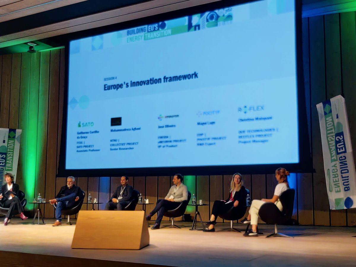 CollectiefP's tweet image. On Friday our coordinator @aghaei84 joined the #EnergyTransition conference to discuss how EU-funded projects like #COLLECTiEF are innovating the 🇪🇺 #energy sector⚡️

Thank you @Smart2bP for having us &amp;amp; @SATOProject1, @Reeflexproject &amp;amp; @eNeuronproject for the insightful exchange!