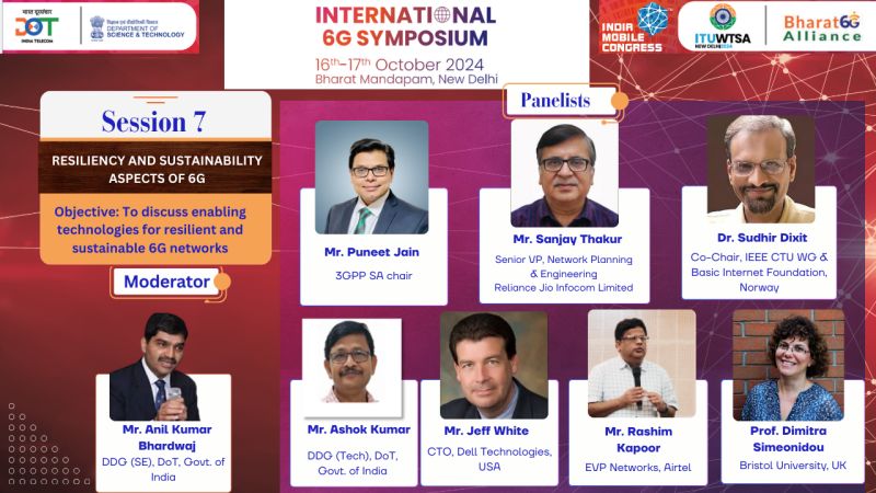 Smart Internet Lab (@bristol_smart) on Twitter photo Prof <a href="/Dsimeo/">Dimitra Simeonidou, FREng, FIEEE</a> will be taking part in a panel session at the International 6G Symposium organised by <a href="/Bharat6G/">Bharat 6G Alliance</a>:
๐ Session 7: Resiliency and Sustainability Aspects of 6G
๐
Thursday, 17th October 2024
โฐ 13:30-14:30 (IST)
๐ Bharat Mandapam, New Delhi, India Prof <a href="/Dsimeo/">Dimitra Simeonidou, FREng, FIEEE</a> will be taking part in a panel session at the International 6G Symposium organised by <a href="/Bharat6G/">Bharat 6G Alliance</a>:
๐ Session 7: Resiliency and Sustainability Aspects of 6G
๐
Thursday, 17th October 2024
โฐ 13:30-14:30 (IST)
๐ Bharat Mandapam, New Delhi, India