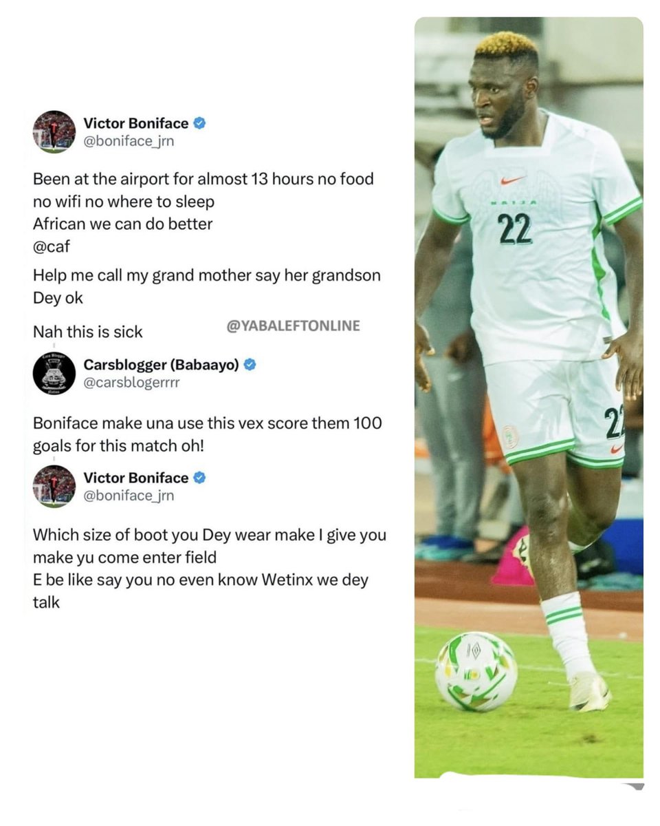 directtips360_'s tweet photo. Boniface get bad mouth 😂 https://t.co/2mD5eb9btS