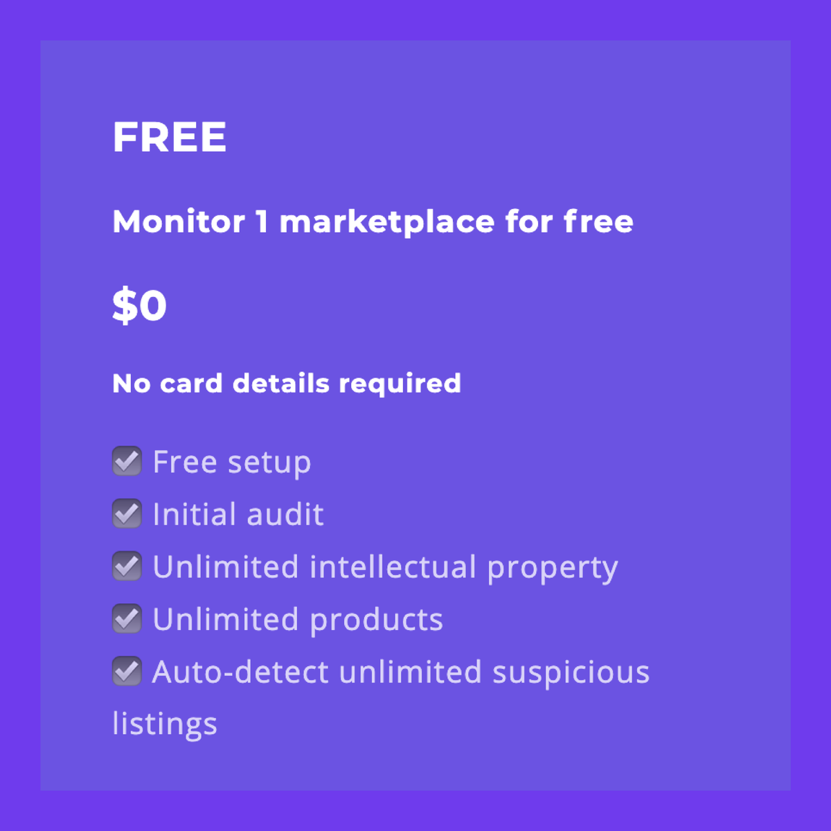 ipmoatai's tweet photo. Big news!
IP Moat has removed all limits on product and IP protection across all plans! Whether you're managing a few products or a vast portfolio, now you can protect them all without restrictions. No hidden fees, no overages - just unlimited coverage.

https://t.co/sMyvEKMITo https://t.co/n0Mdbl8vKE