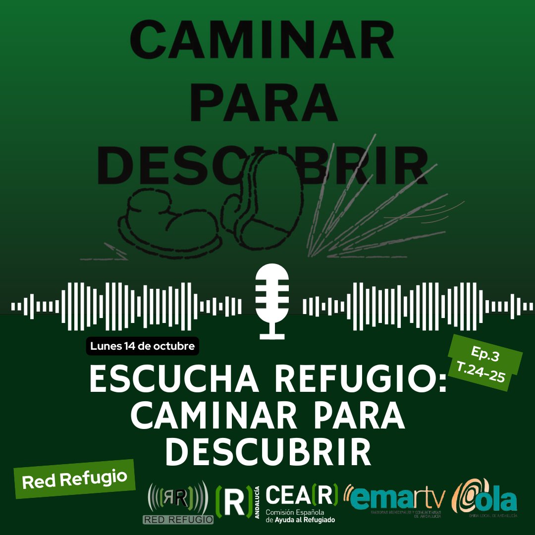 CEAR_Andalucia's tweet photo. 🙌🏾📻 Hoy en #RedRefugio conocemos la iniciativa CAMINAR PARA DESCUBRIR de las compañeras de @CEARCanarias
🫱🏼🫲🏾 Se enmarca en el proyecto #EscuchaRefugio desarrollado por @CEARefugio a través de @AECID_es
🕜 Empezamos a las 13:30h en @ondalocalemartv ▶️https://t.co/D1i7UTi70O https://t.co/kv8Og4smKM