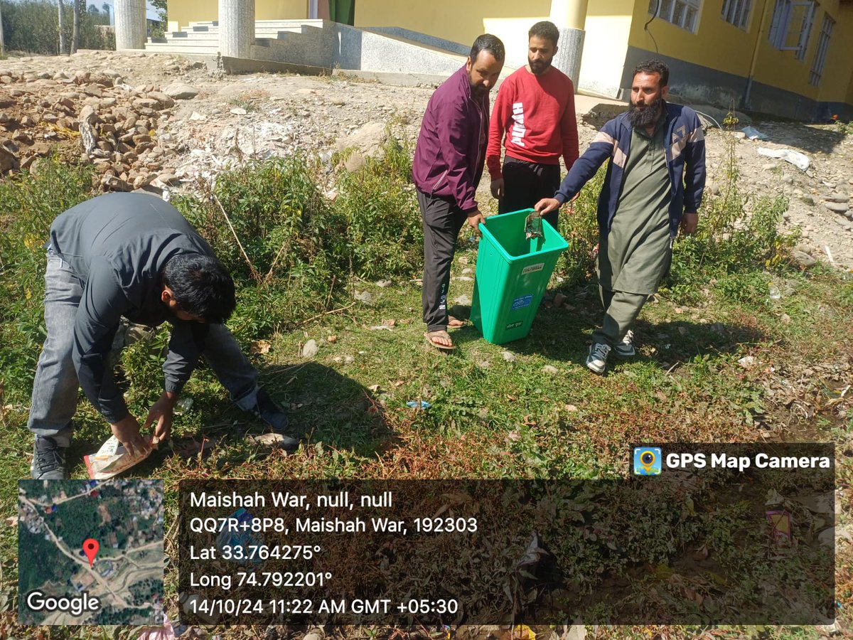 Continuous Swachhta drives underway at Panchayat Wathoo, Zarkan, and Manloo B in Block Keller! Let's keep the momentum going to ensure cleaner, healthier communities. Together, we build a greener future!  #SwachhBharat #CleanIndia #SwachhtaAction #BlockKeller