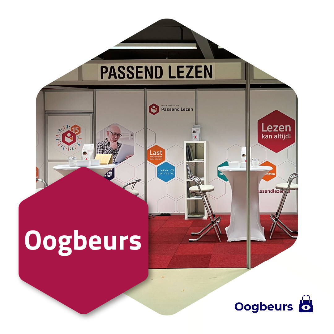 Passend Lezen is aanwezig op de Oogbeurs op 1-2 november in Utrecht. Ontdek leesmogelijkheden voor mensen met een visuele beperking! Kom langs van 10.00-16.30 uur. Reserveer je gratis ticket hier: oogbeurs.nl/reserveer-grat… #Oogbeurs #Oogvereniging